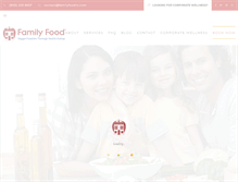 Tablet Screenshot of familyfoodllc.com